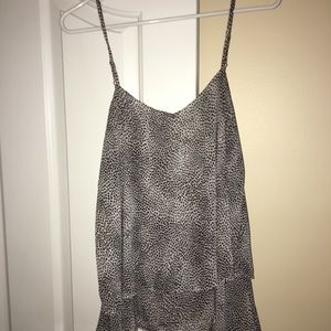 Collective Concepts black and white dot tank